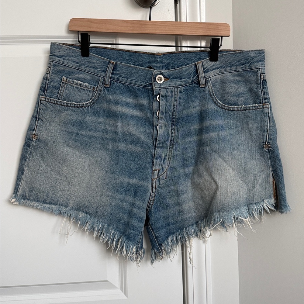 Ben Taverniti Unravel Project Low Rise Baggy Denim Oversized Boy Shorts Size 28